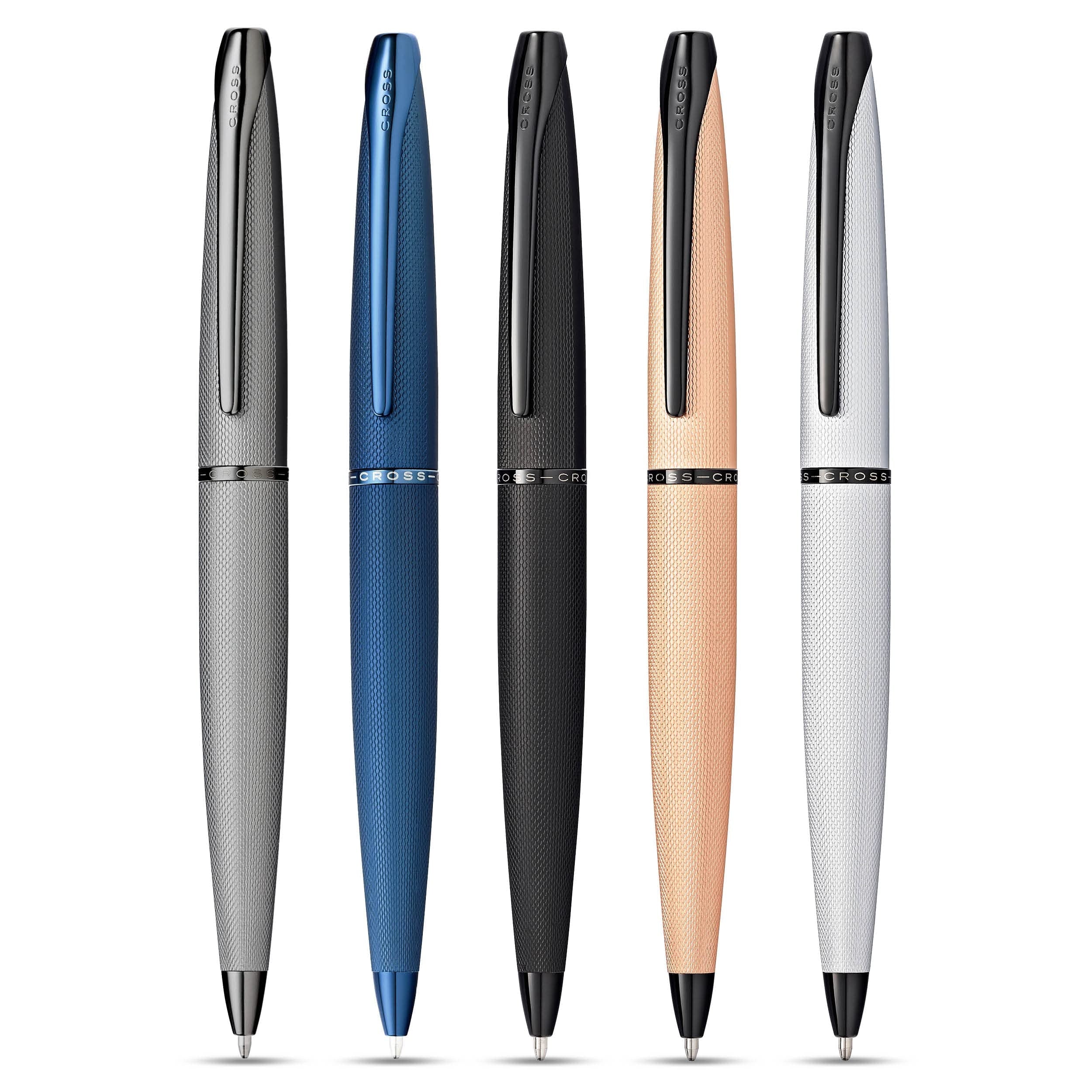 Cross ATX Refillable Ballpoint Pen, Medium Ballpen, Includes Premium Gift Box - Brushed Chrome