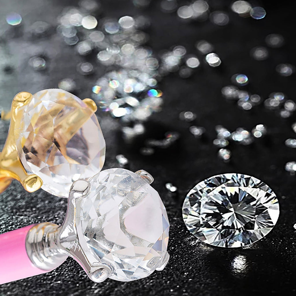 BCMMKLPP Big Diamond Pens-Bling Wedding Crystal Metal Ballpoint Pens, Idea Shower Bling Pen Guest Bridal Party Plan Diamond Wedding Gift Pen Christmas Gift Xmas 2ML Clearance!