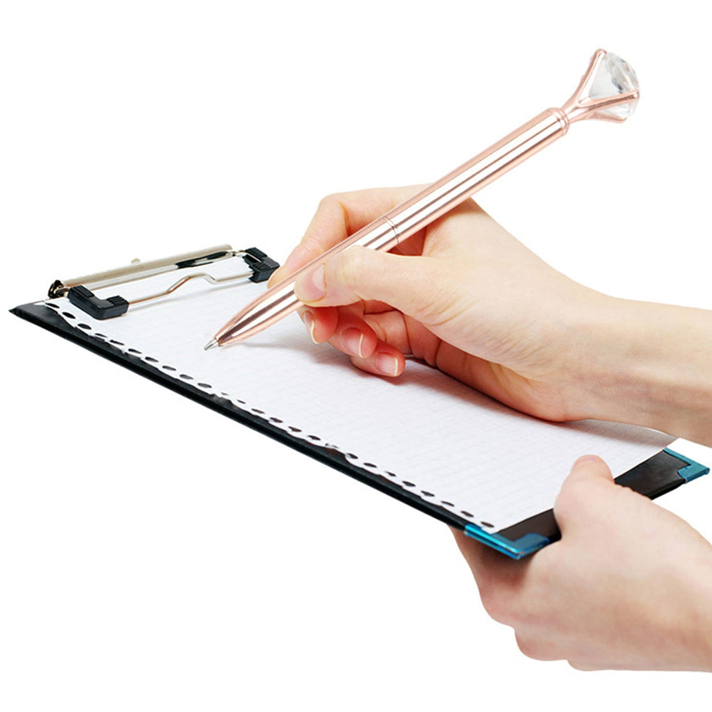 BCMMKLPP Big Diamond Pens-Bling Wedding Crystal Metal Ballpoint Pens, Idea Shower Bling Pen Guest Bridal Party Plan Diamond Wedding Gift Pen Christmas Gift Xmas 2ML Clearance!