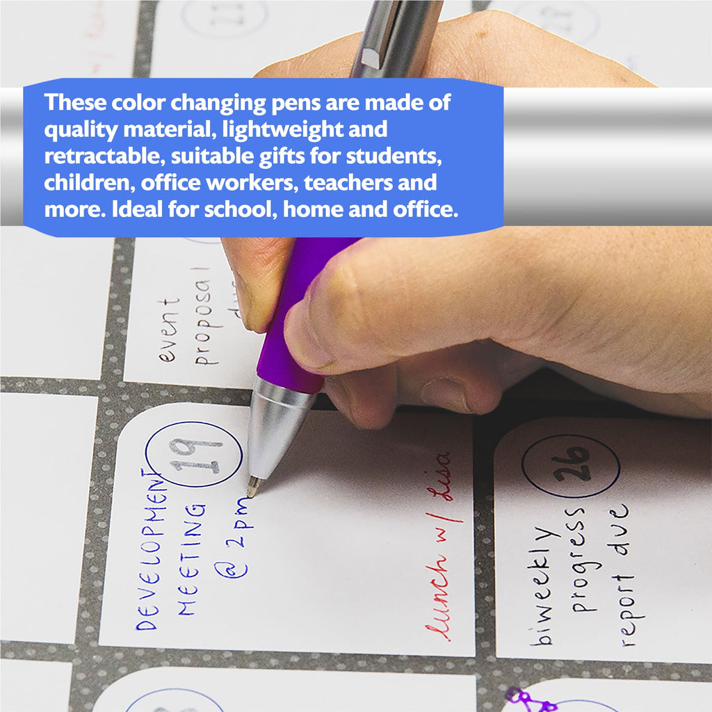 BAZIC Ballpoint 4-Color Retractable Pen Soft Grip, 1.0mm, (2/Pack), 4-Pack