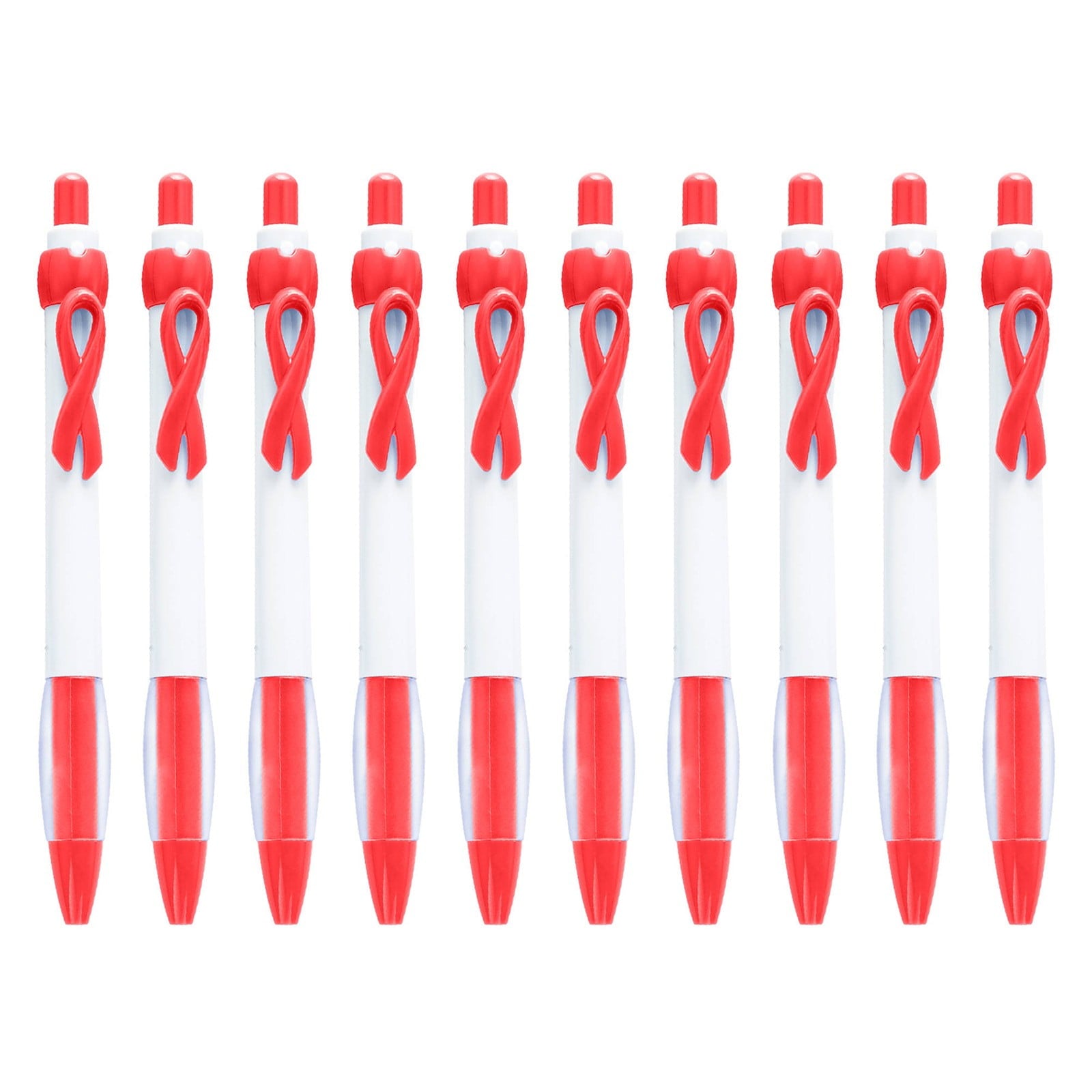 Awareness Mini Pens (10-Pack) - Custom Engraved Promotional Pens for Events, Conferences & Health Campaigns (Compact & Portable) | Ballpoint Pens, Cxui Pens Bulk Pink
