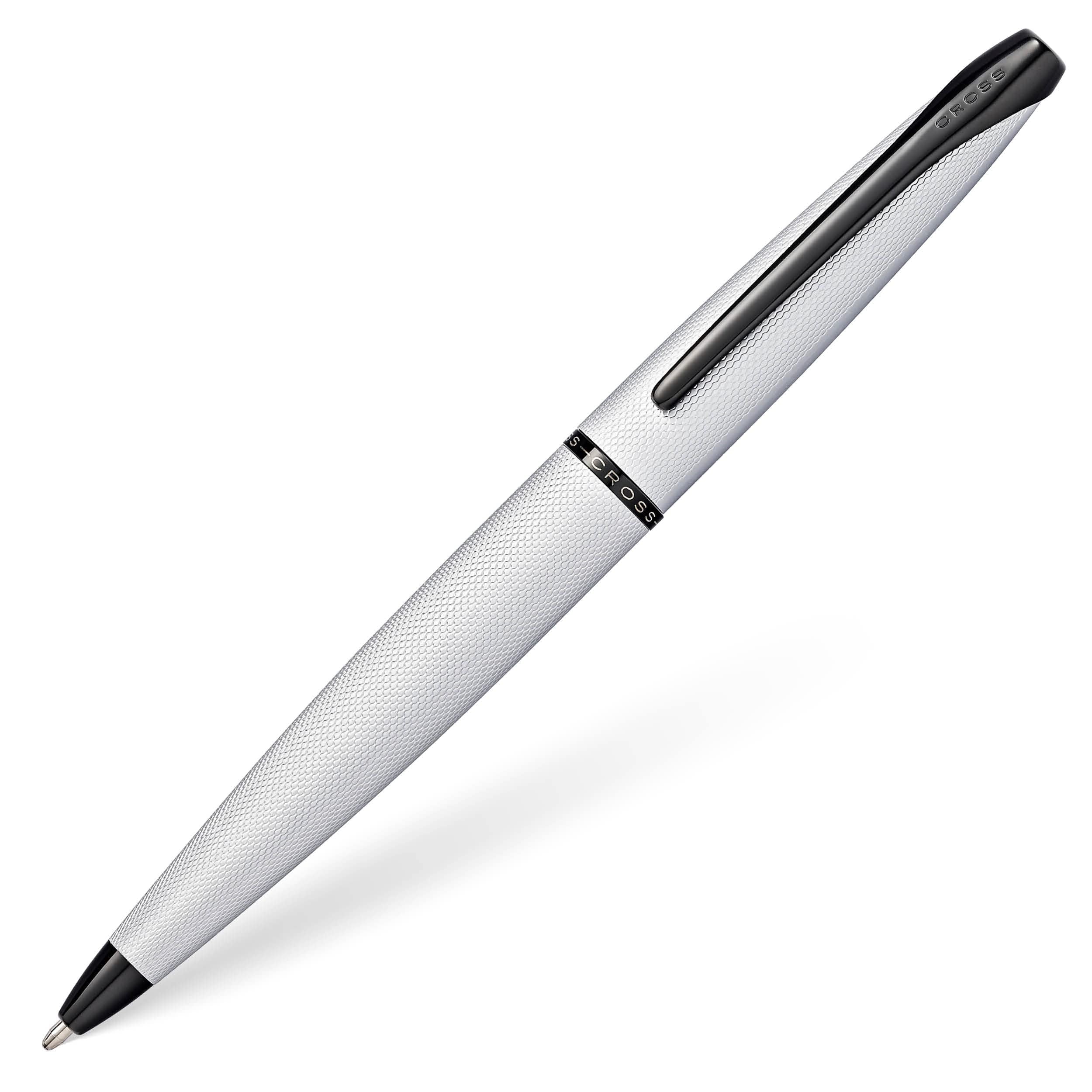 Cross ATX Refillable Ballpoint Pen, Medium Ballpen, Includes Premium Gift Box - Brushed Chrome